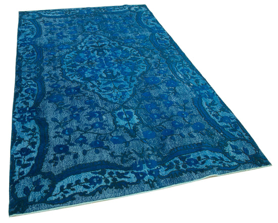 5x8 Turquoise Over Dyed Rug - 25692