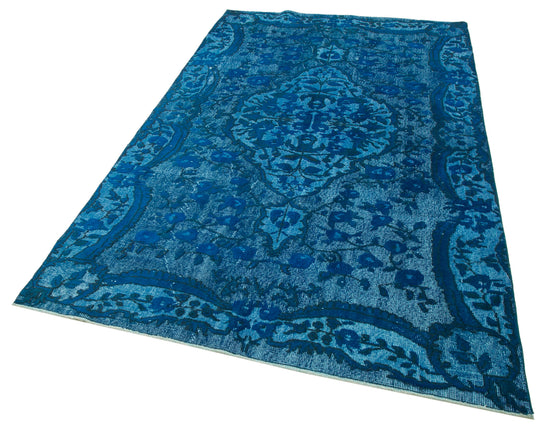 5x8 Turquoise Over Dyed Rug - 25692