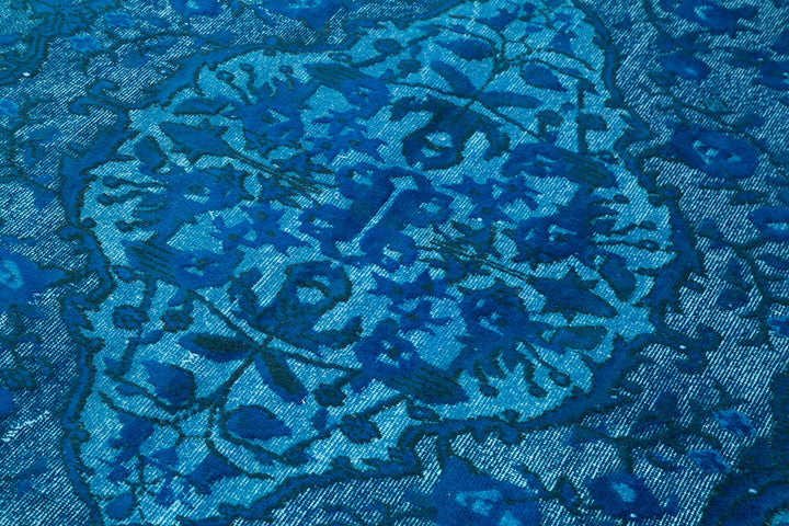 5x8 Turquoise Over Dyed Rug - 25692