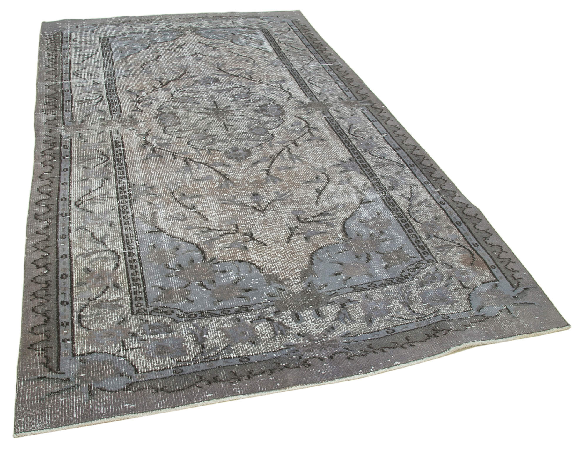 6x9 Grey Over Dyed Rug - 25693