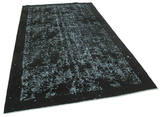 6x9 Black Over Dyed Rug - 25694