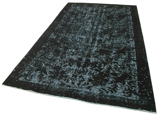 6x9 Black Over Dyed Rug - 25694