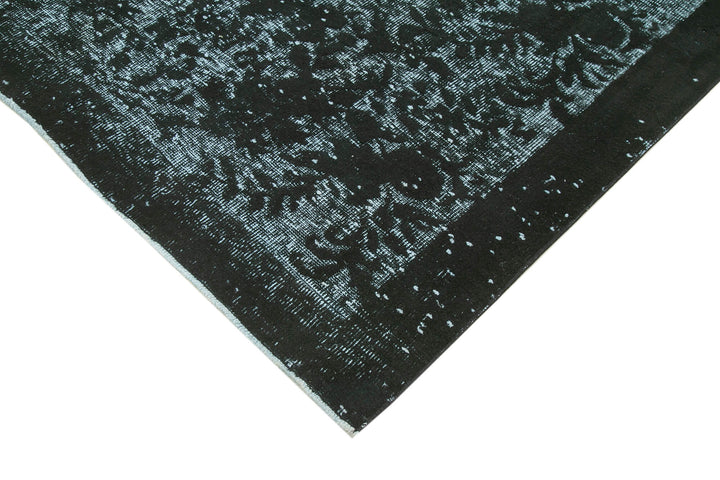 6x9 Black Over Dyed Rug - 25694