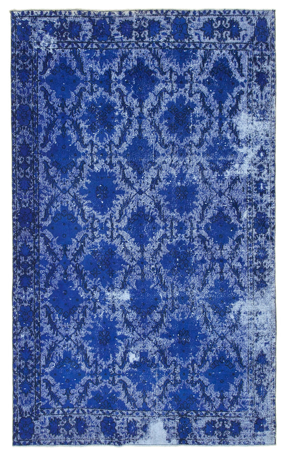 6x9 Blue Over Dyed Rug - 25696