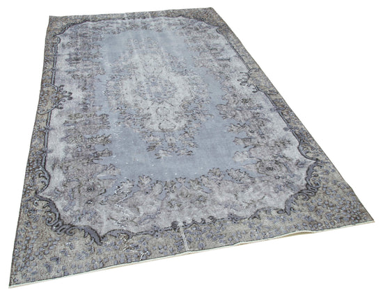 5x9 Grey Over Dyed Rug - 25697