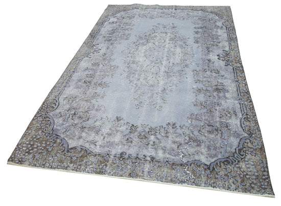 5x9 Grey Over Dyed Rug - 25697