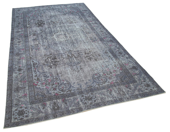 5x9 Grey Over Dyed Rug - 25698