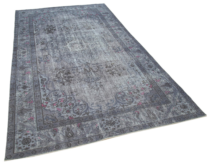 5x9 Grey Over Dyed Rug - 25698