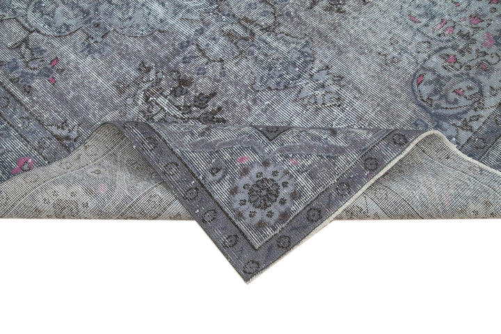 5x9 Grey Over Dyed Rug - 25698