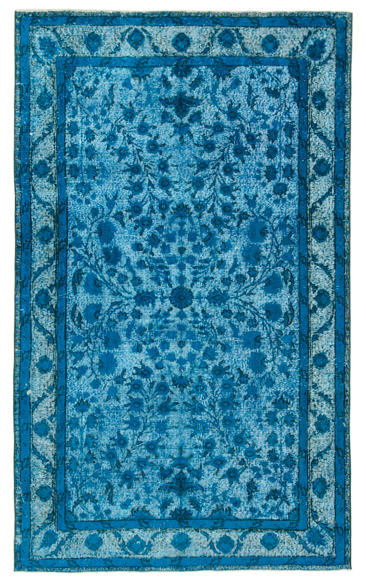 5x8 Turquoise Over Dyed Rug - 25700