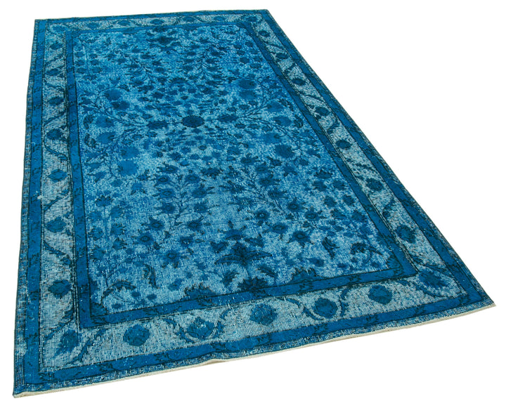 5x8 Turquoise Over Dyed Rug - 25700