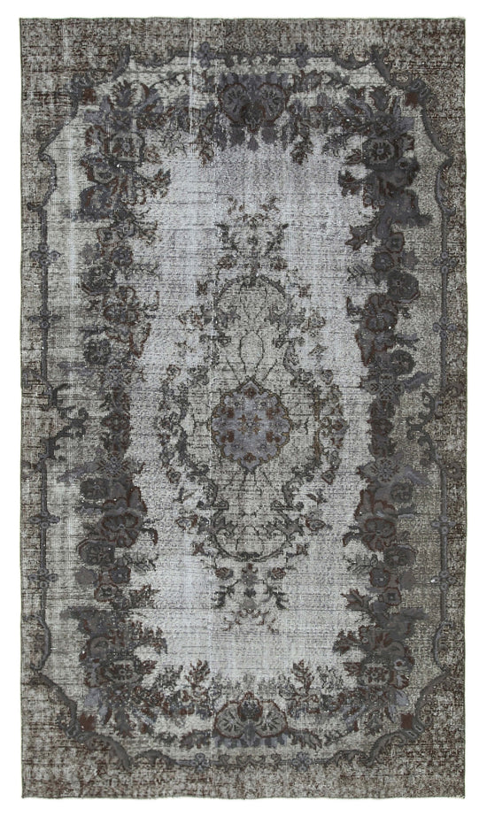 5x9 Grey Over Dyed Rug - 25704
