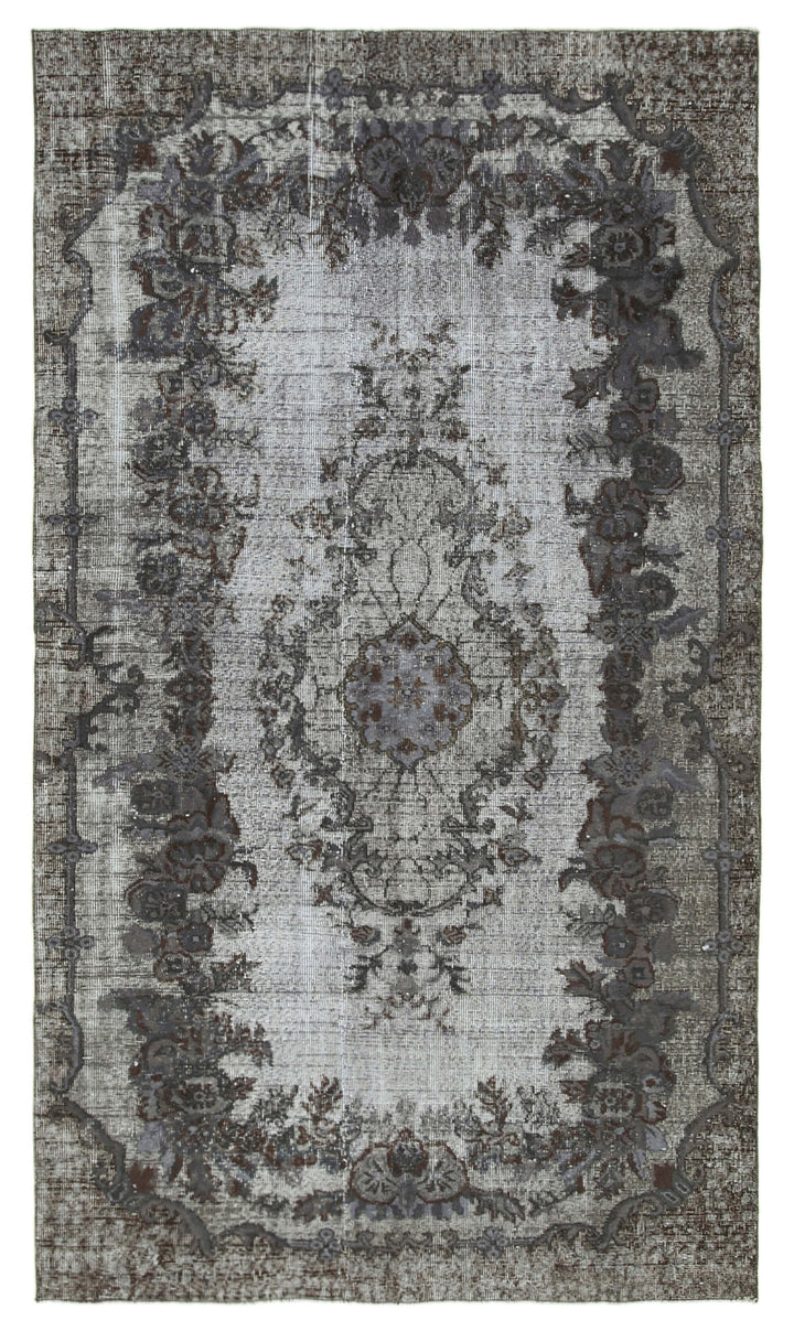 5x9 Grey Over Dyed Rug - 25704