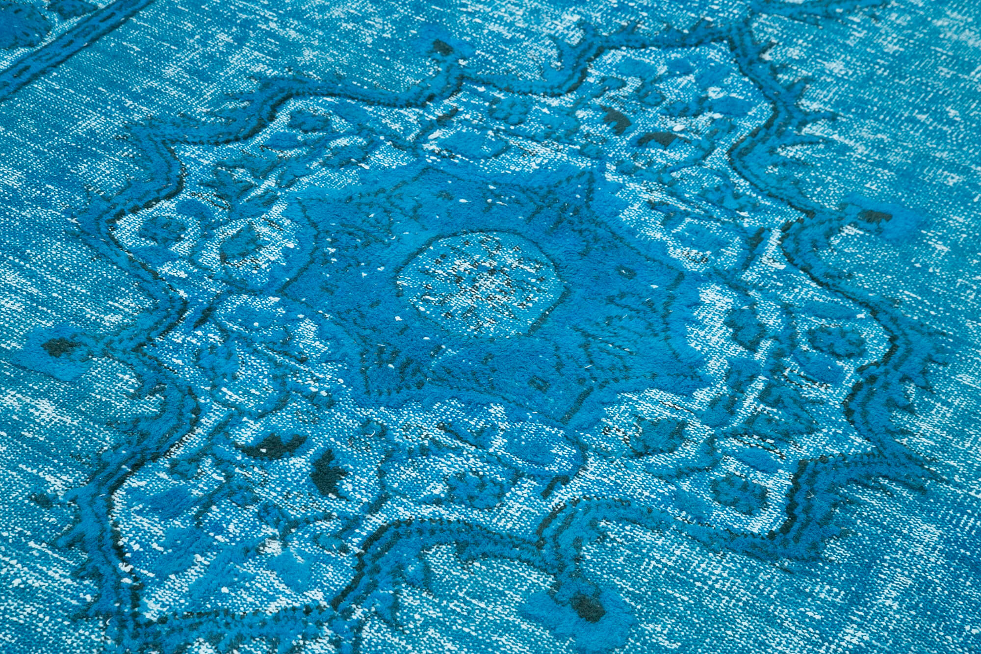 6x10 Turquoise Over Dyed Rug - 25705