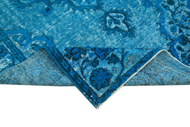 6x10 Turquoise Over Dyed Rug - 25705