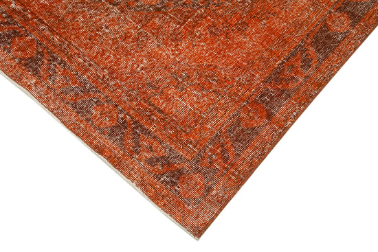 5x12 Orange Turkish Over Dyed Runner Rug - 2571