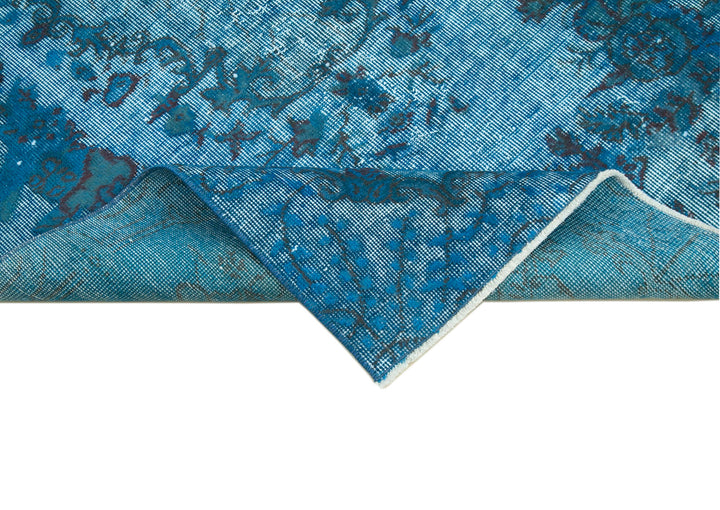 4x7 Turquoise Over Dyed Rug - 25725