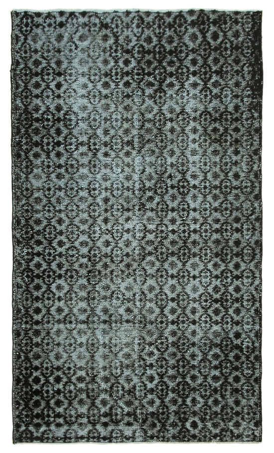 4x8 Black Over Dyed Rug - 25736