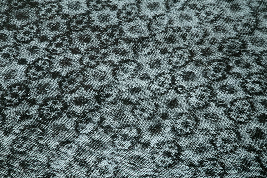 4x8 Black Over Dyed Rug - 25736