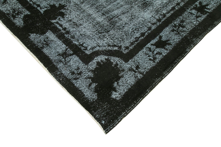 6x10 Black Over Dyed Rug - 25737