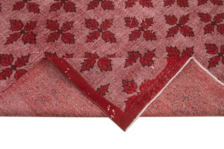 6x9 Red Over Dyed Rug - 25745