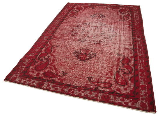 6x9 Red Over Dyed Rug - 25746