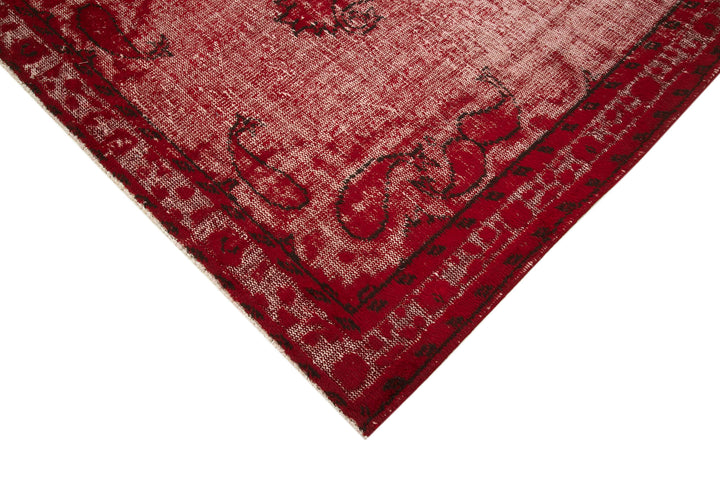 6x9 Red Over Dyed Rug - 25746