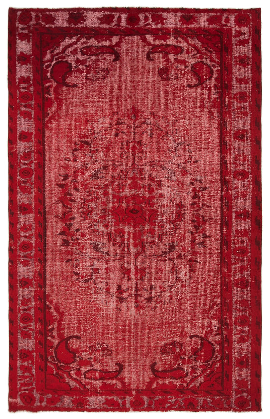 6x9 Red Over Dyed Rug - 25747