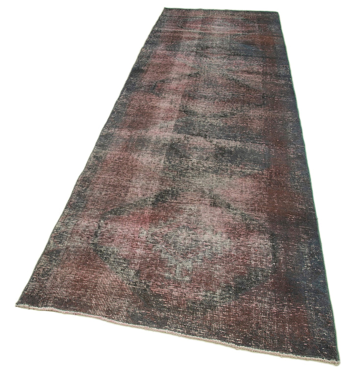 4x12 Grey Turkish Over Dyed Runner Rug - 2587