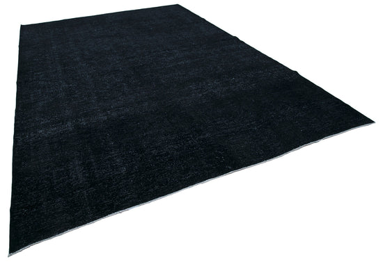 9x14 Black Overdyed Large Area Rug - 26421