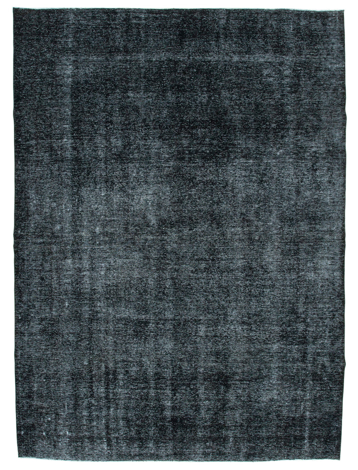 9x13 Black Overdyed Large Area Rug - 26473