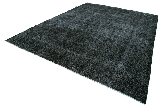 9x13 Black Overdyed Large Area Rug - 26473