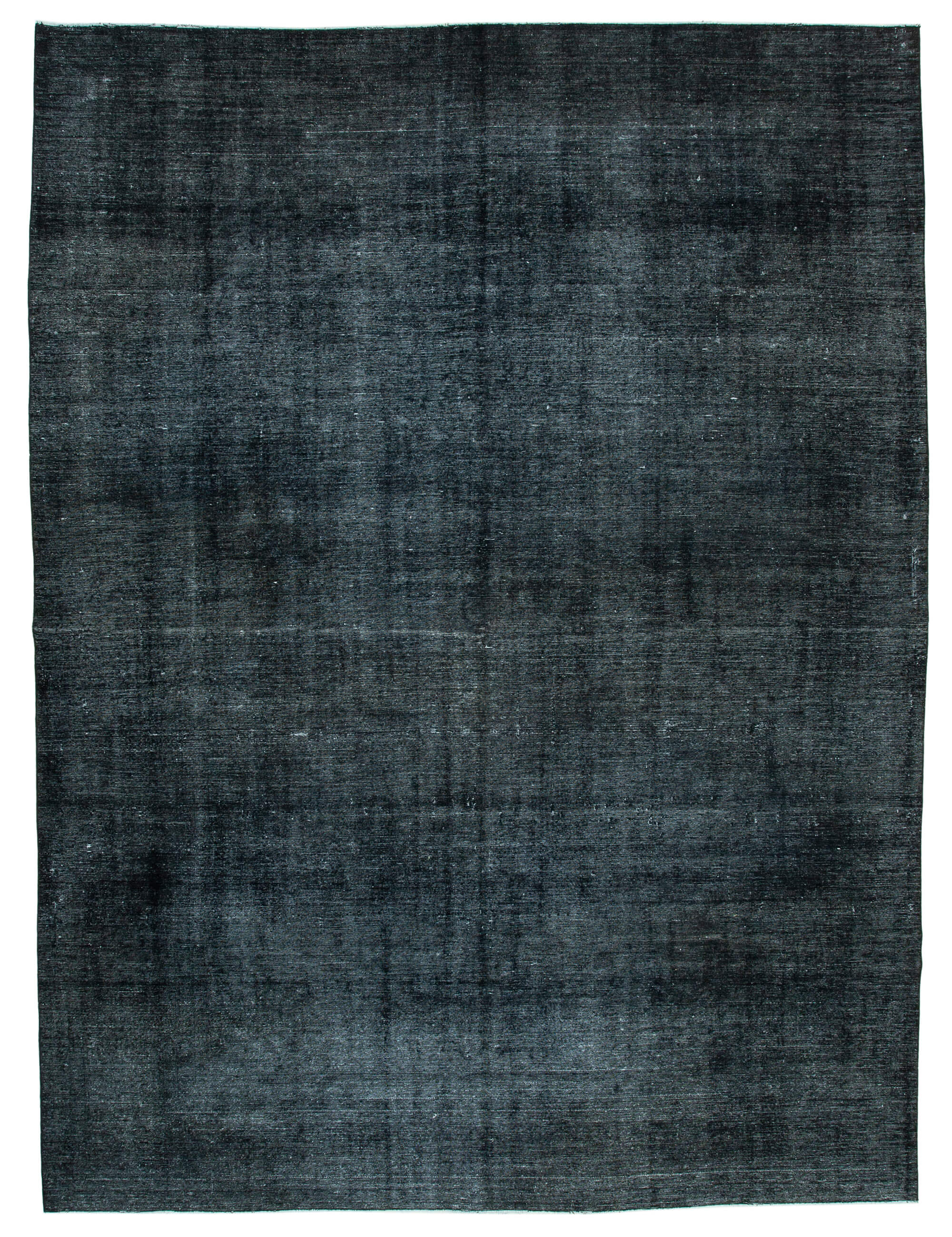 9x12 Black Overdyed Large Area Rug - 26478