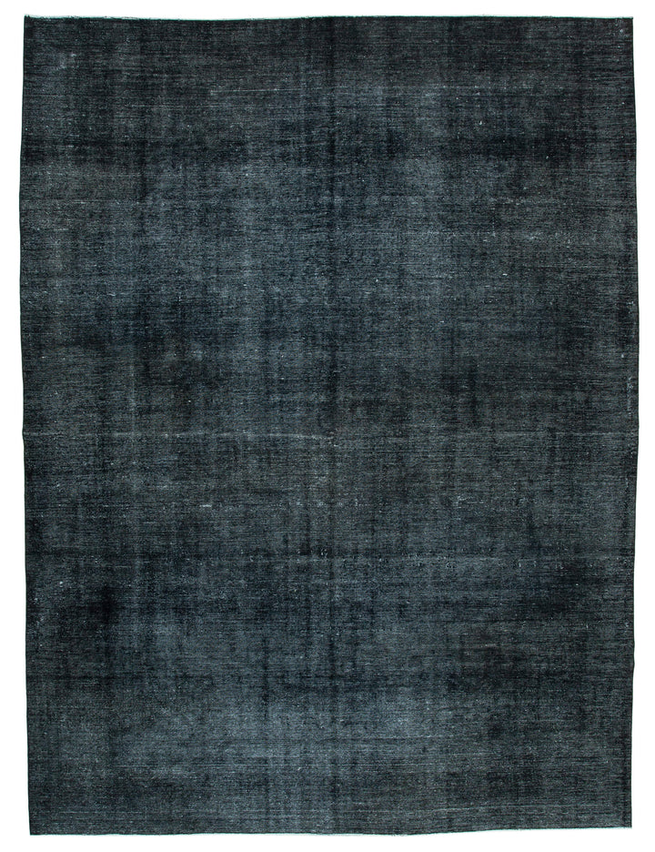 9x12 Black Overdyed Large Area Rug - 26478