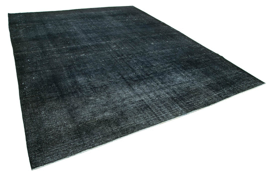 9x12 Black Overdyed Large Area Rug - 26478