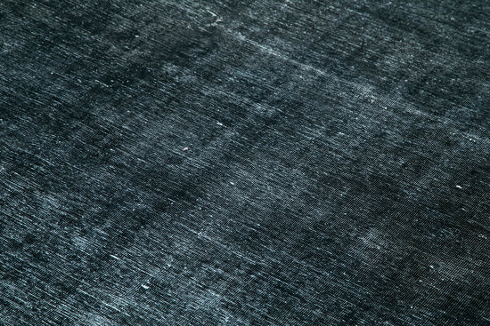 9x12 Black Overdyed Large Area Rug - 26478