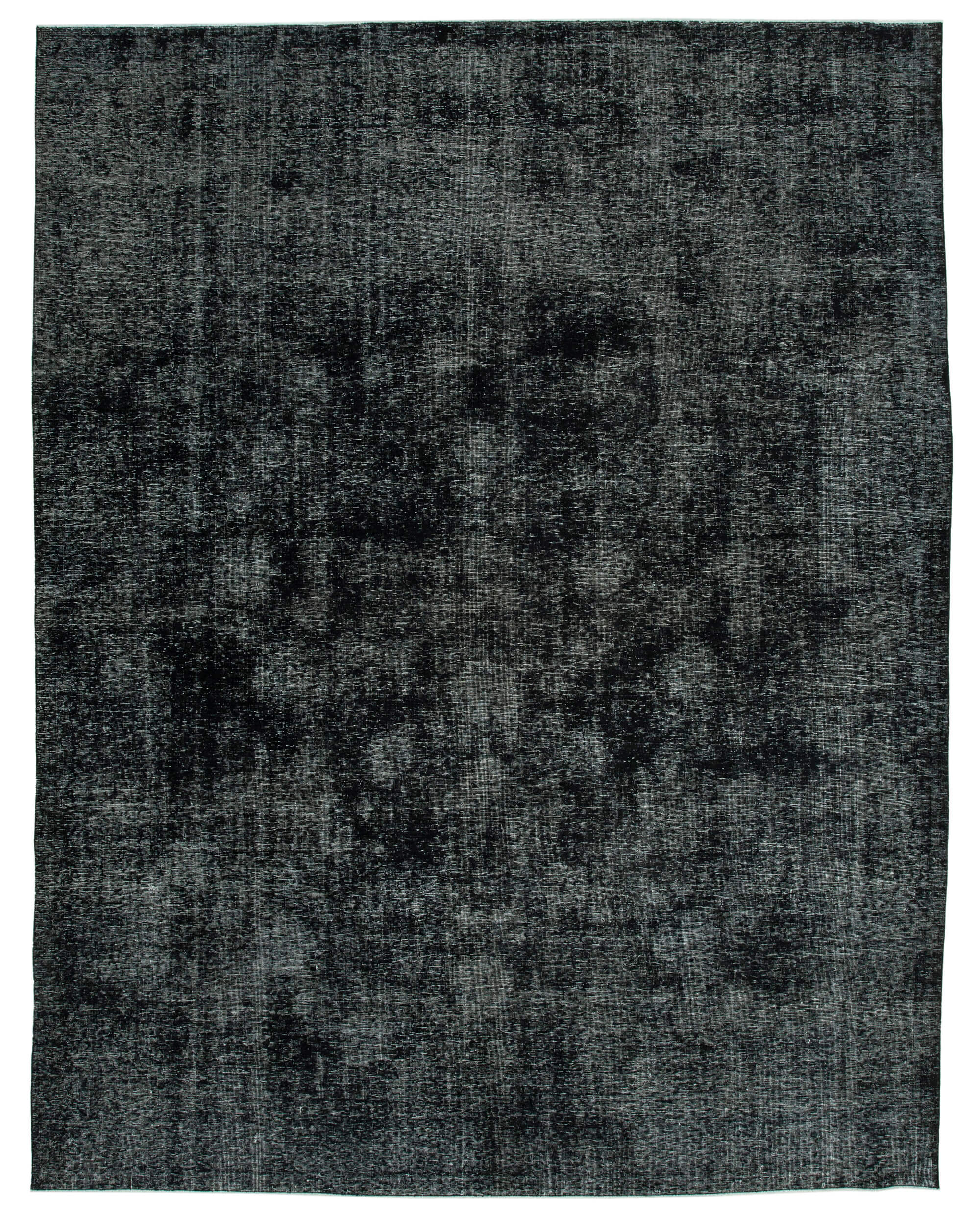 10x13 Black Overdyed Large Area Rug - 26578