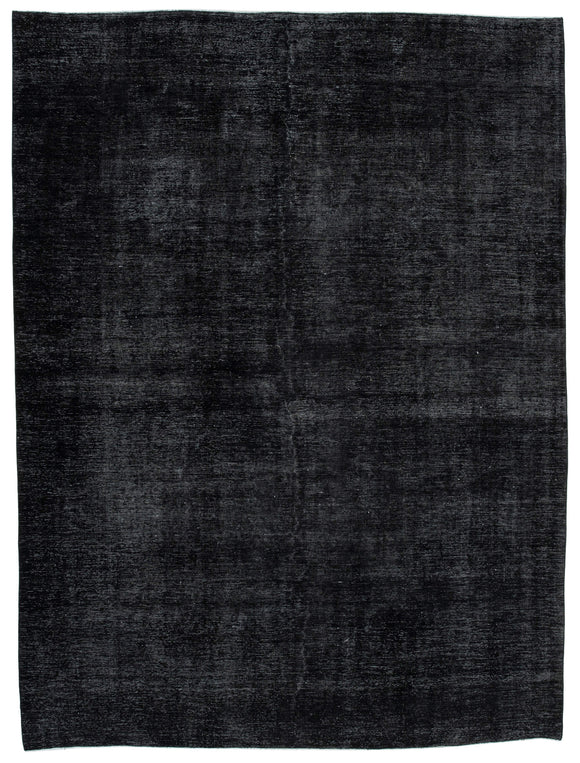 9x13 Black Overdyed Large Area Rug - 26586