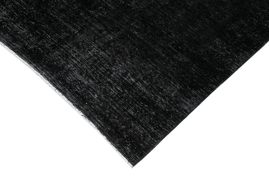 9x13 Black Overdyed Large Area Rug - 26586