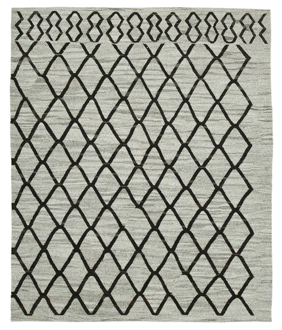 8x10 Grey Contemporary Area Rug - 26597
