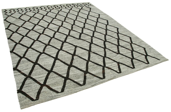 8x10 Grey Contemporary Area Rug - 26597
