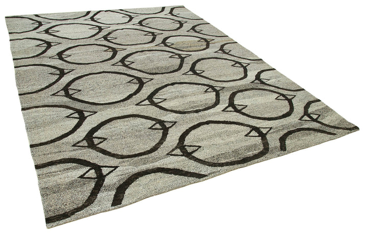 8x10 Grey Contemporary Area Rug - 26598