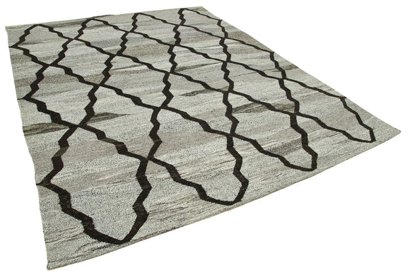 8x10 Grey Contemporary Area Rug - 26599