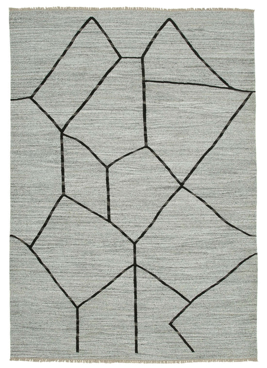 9x13 Grey Contemporary Area Rug - 26605