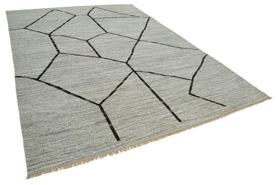 9x13 Grey Contemporary Area Rug - 26605