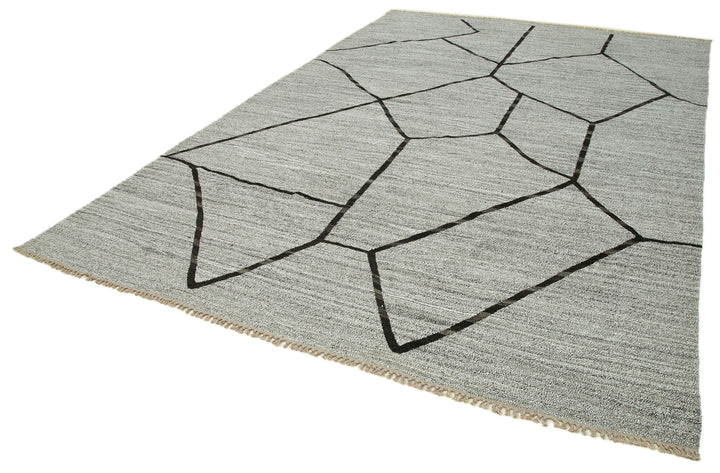 9x13 Grey Contemporary Area Rug - 26605