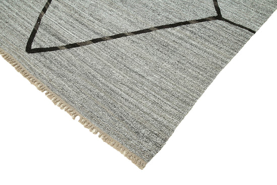 9x13 Grey Contemporary Area Rug - 26605