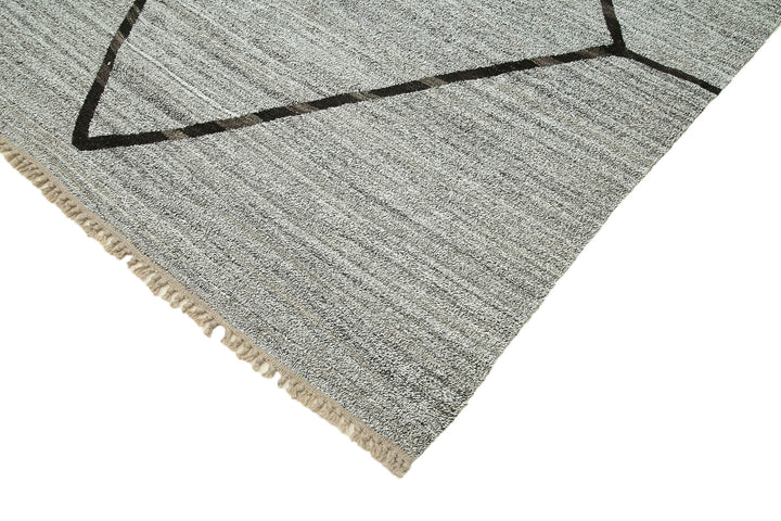 9x13 Grey Contemporary Area Rug - 26605