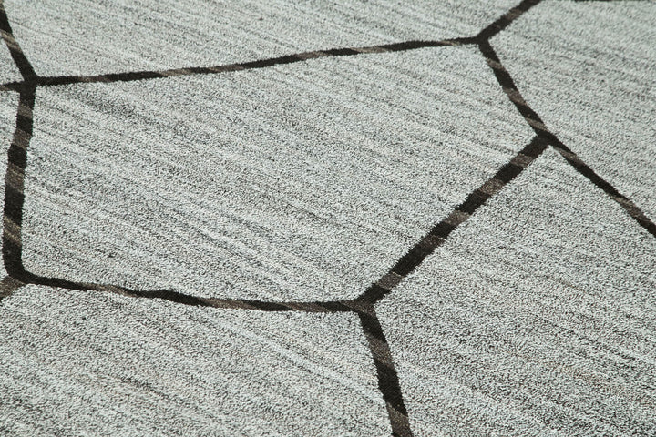 9x13 Grey Contemporary Area Rug - 26605