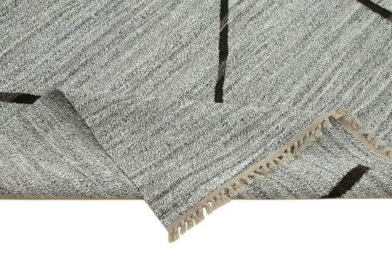 9x13 Grey Contemporary Area Rug - 26605